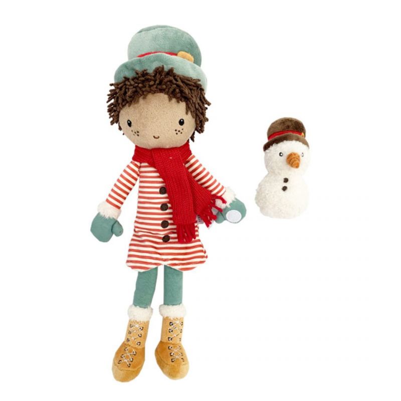 Christmas Jake doll with snowman