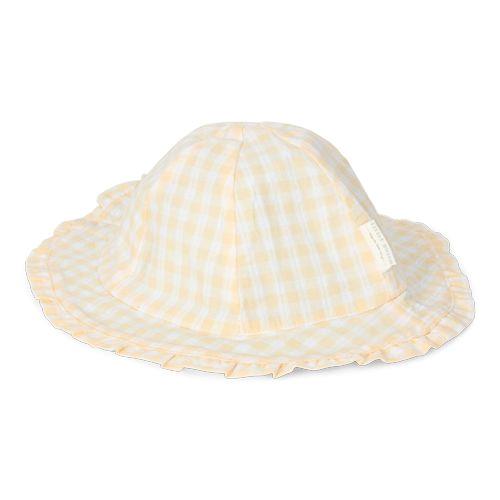 Cappello reversibile Yellow Check/Light Green