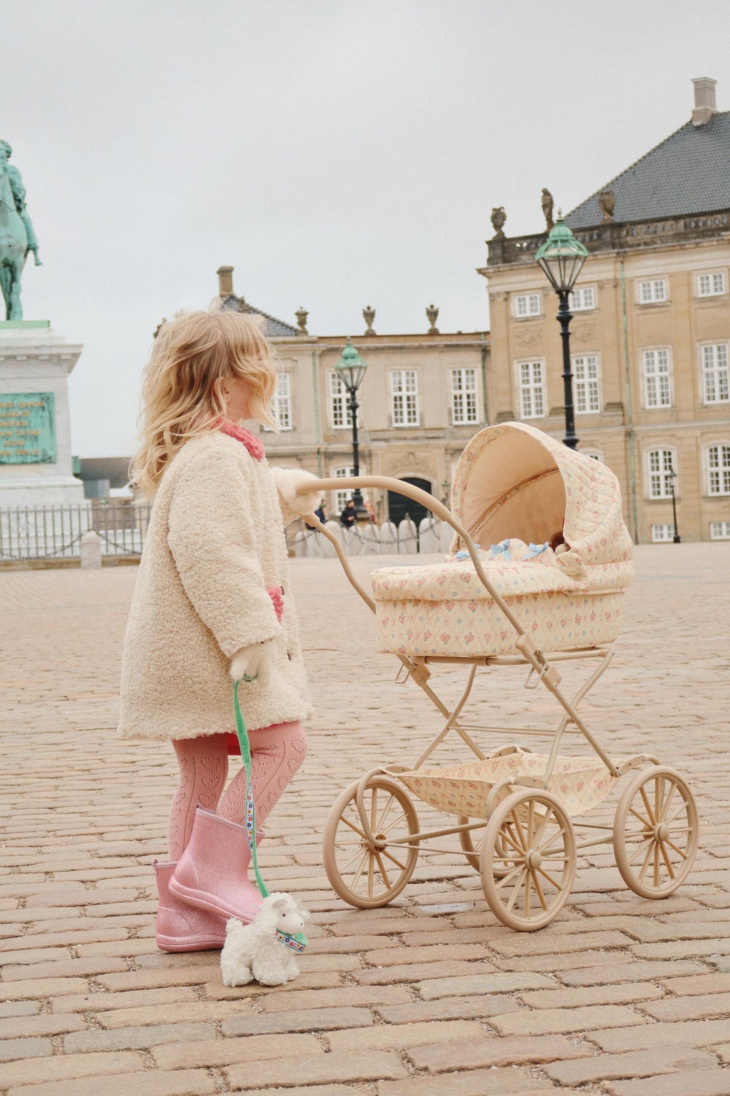 Cappotto teddy Calin, tasche cuori