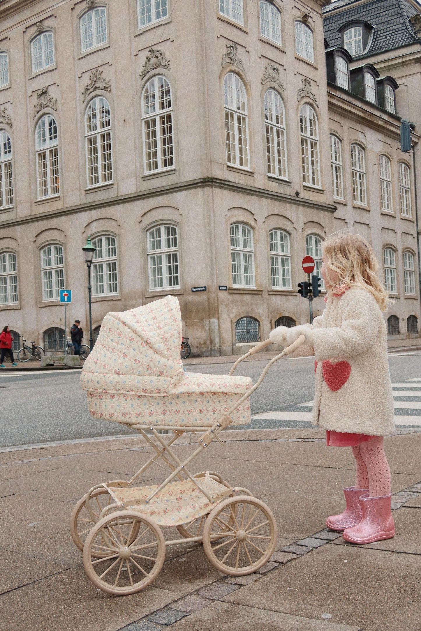 Cappotto teddy Calin, tasche cuori