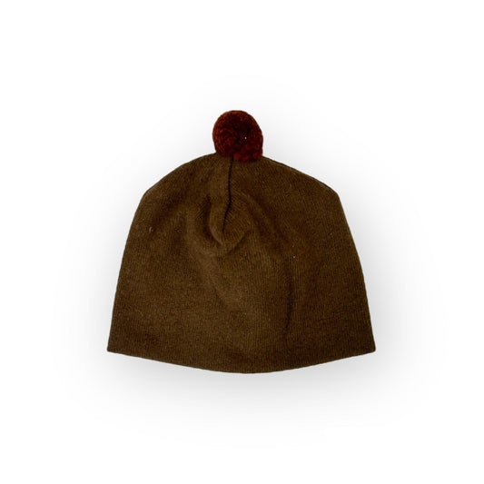 Cocoa pompon hat