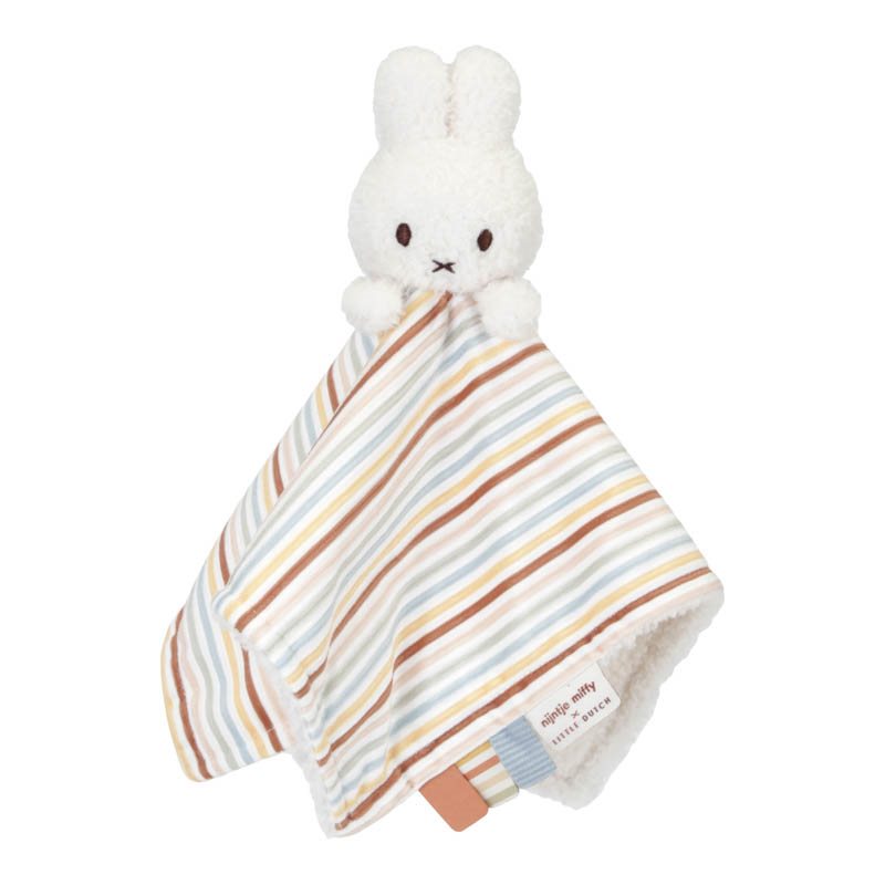 Doudou Miffy Vintage Rayures Ensoleillées