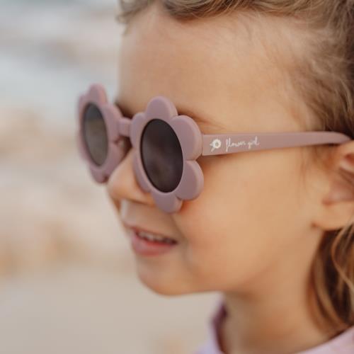 Lunettes de soleil polarisées Flower Shape Mauve pour fille