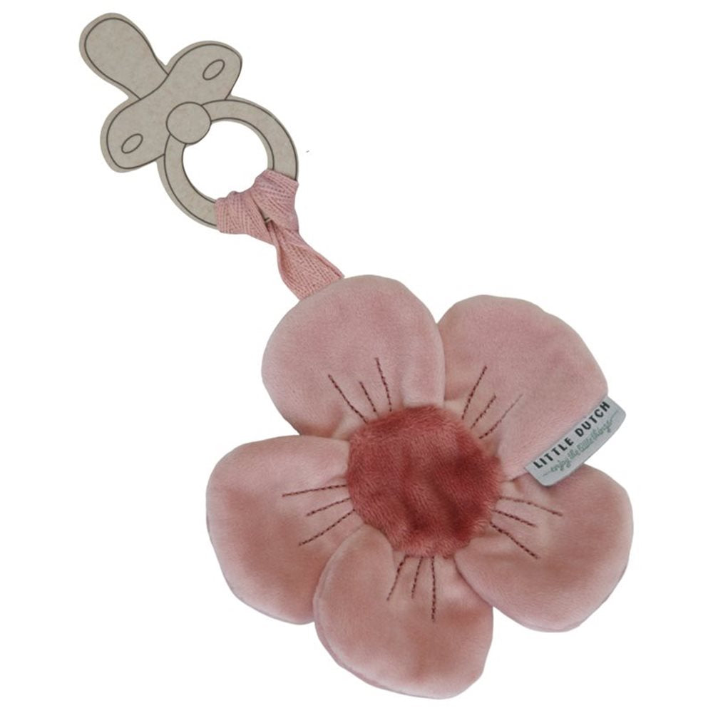 Attache-tétine Fleurs et Papillons