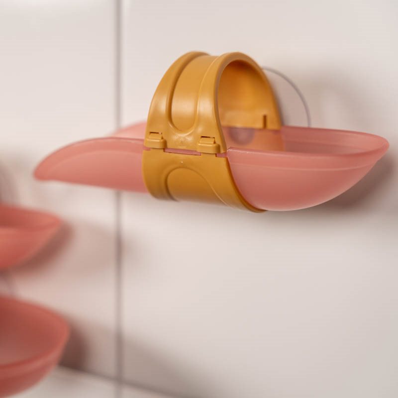 Scivolo da bagno con palline rosa