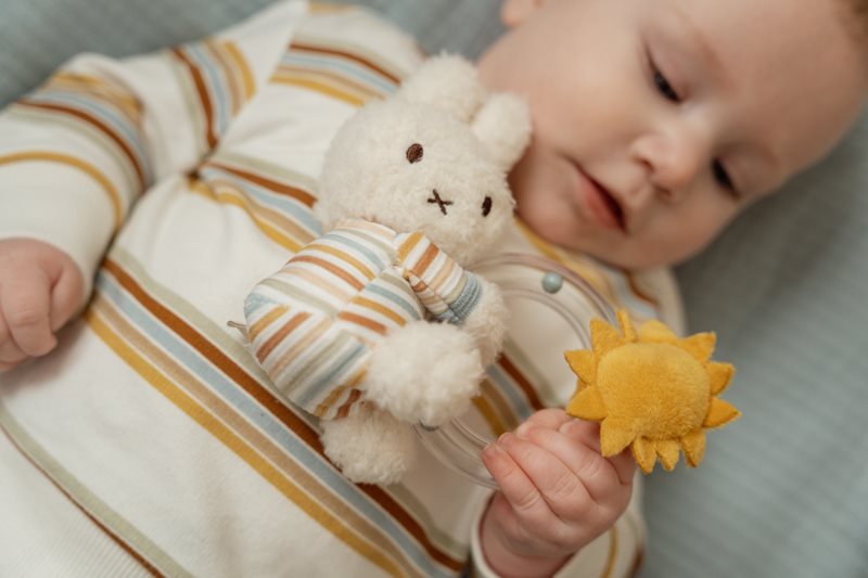 Sonaglio con anello Miffy Vintage Sunny Stripes