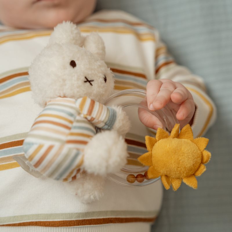 Sonaglio con anello Miffy Vintage Sunny Stripes