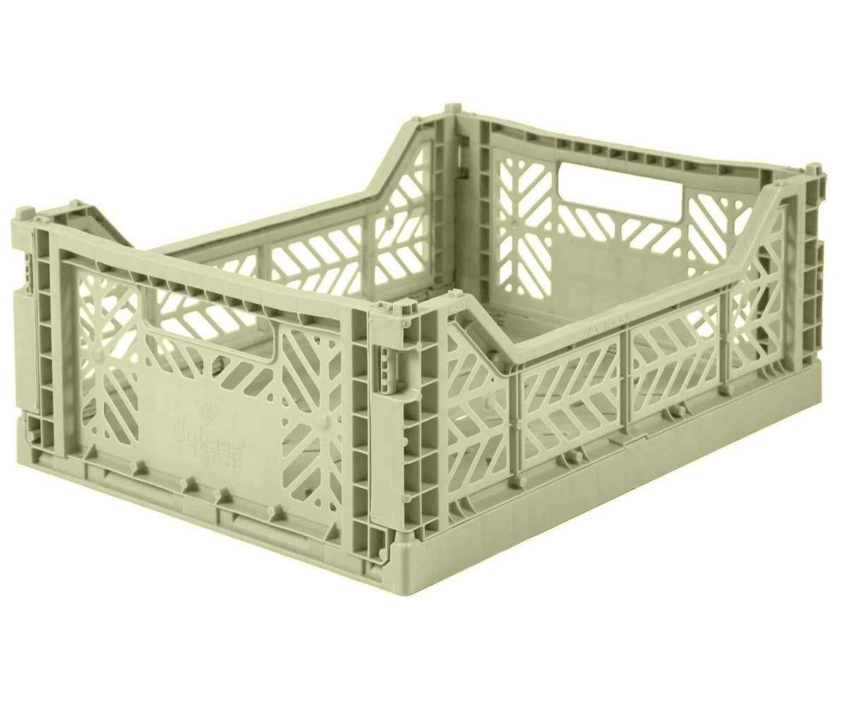 Medium folding basket, various colours